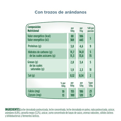 ACTIVIA Iogurt amb nabius i grosella negra