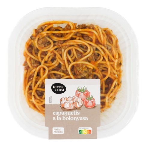 TERRA I TAST Espaguetis a la bolonyesa
