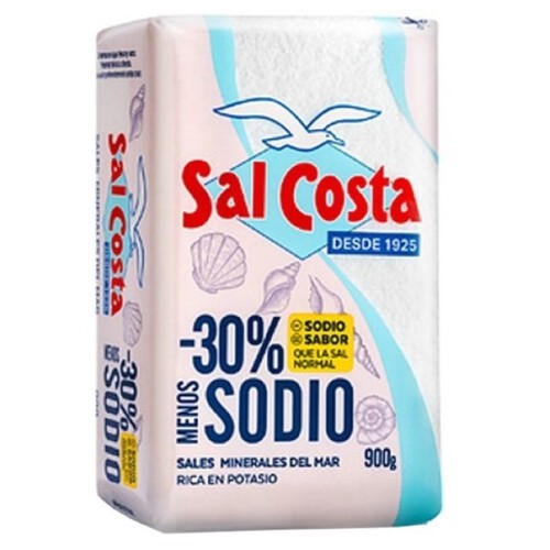 SAL COSTA Sal amb 30% menys de sodi