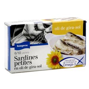 Imagen de BONPREU Sardines petites en oli de gira-sol