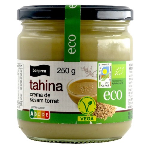 BONPREU Tahina crema de sèsam torrat eco