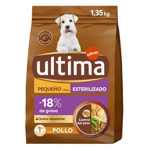 Imagen de ULTIMA Menjar per a gossos mini esterilitzat pollastre