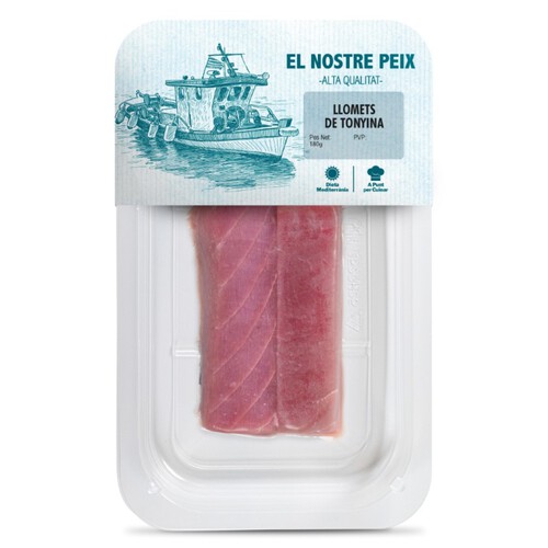 EL NOSTRE PEIX Llomets de tonyina d'aleta groga
