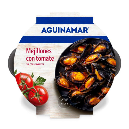 AGUINAMAR Musclos cuits salsa de tomàquet