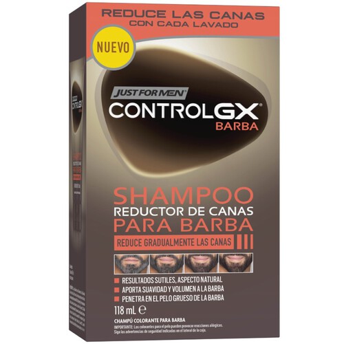 JUST FOR MEN Xampú colorant per a barba Controlgx