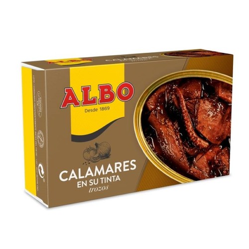 ALBO Calamars en la seva tinta a trossos