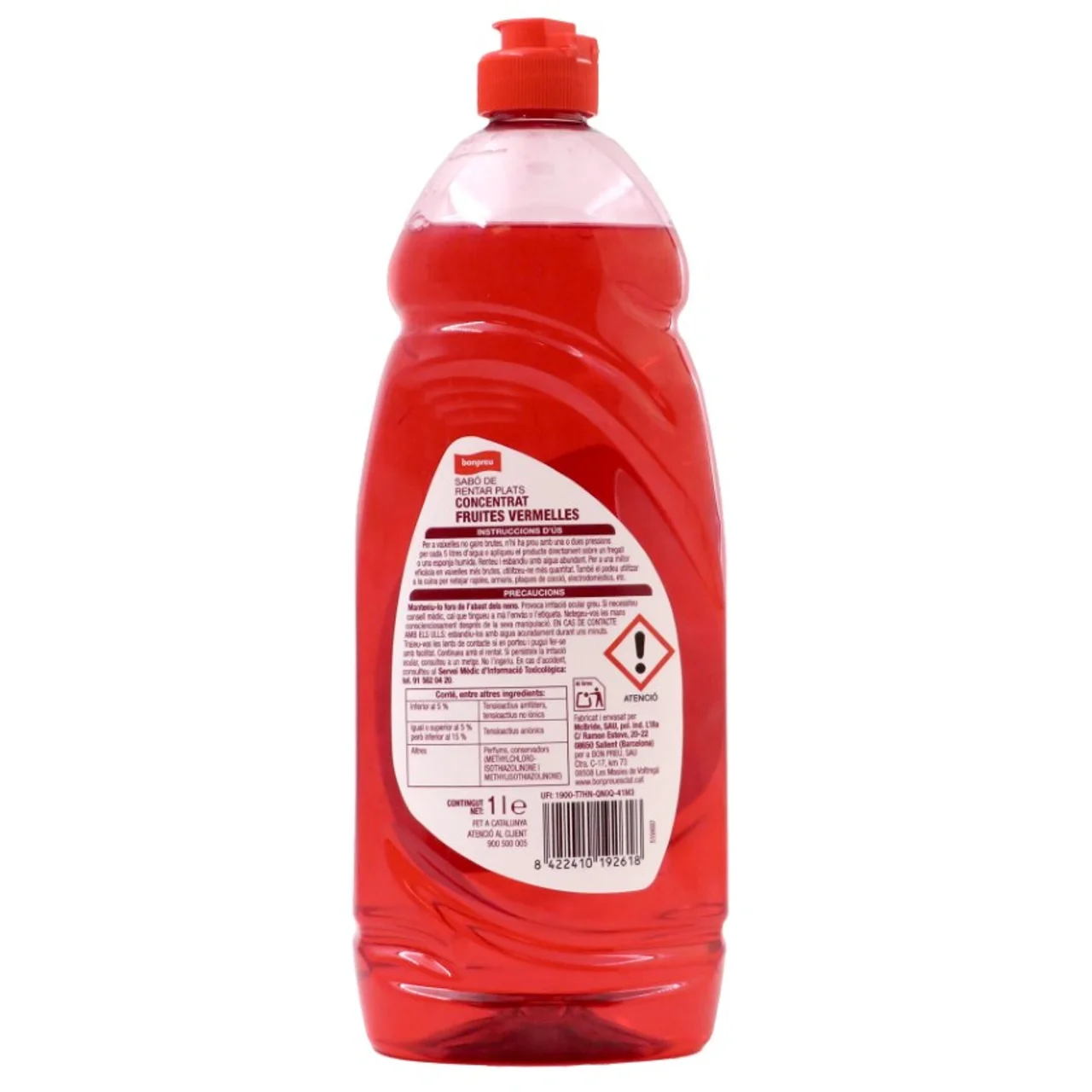 BONPREU Lavavajillas frutas rojas
