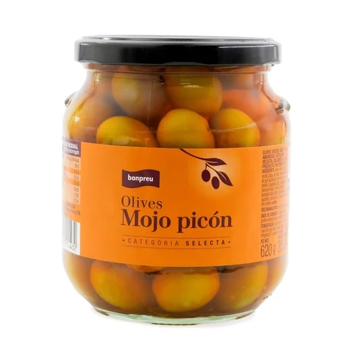 BONPREU Aceitunas adobadas con ajo