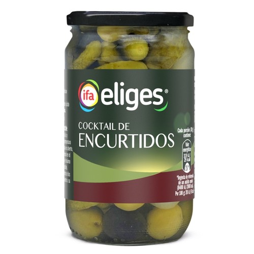 IFA Còctel d'olives, cebetes i cogombrets