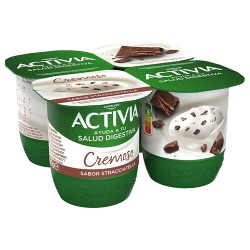 ACTIVIA Iogurt cremós amb trossets de xocolata