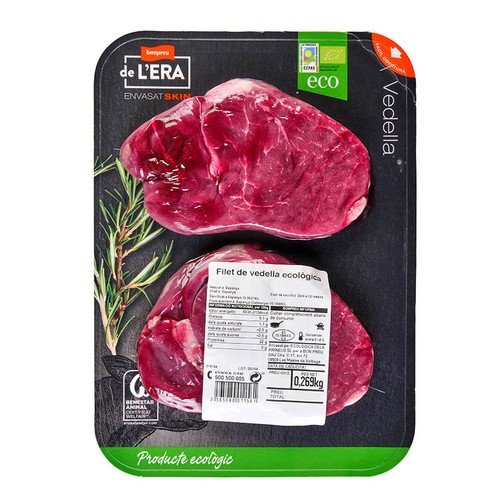 BONPREU DE L'ERA Filet de vedella ecològica