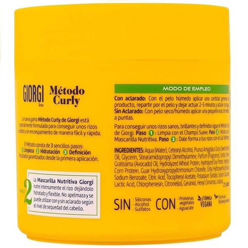 GIORGI Mascareta nutritiva per a rissos