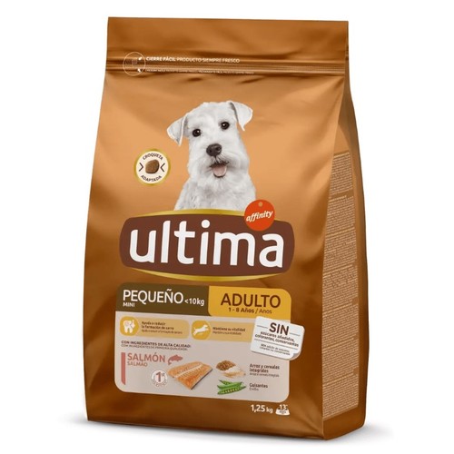 ULTIMA Menjar de salmó per a gos mini adult