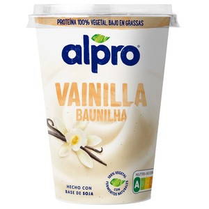 Producto vegetal de soja con vainilla