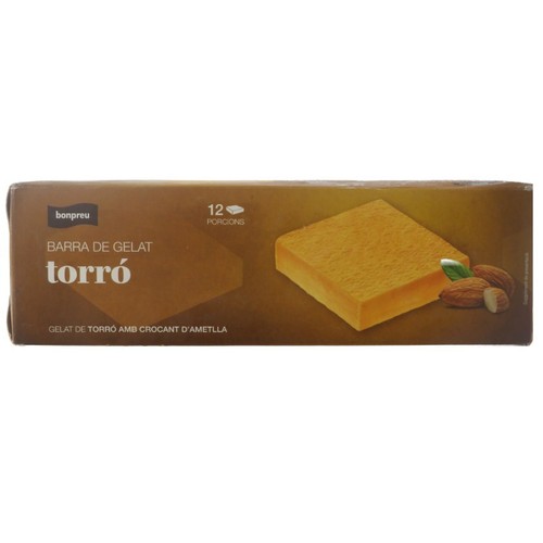 BONPREU Barra de gelat de torró
