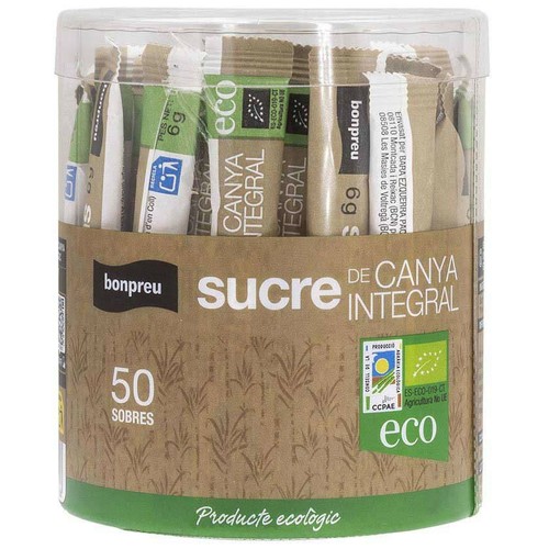 BONPREU Sucre morè de canya integral ecològic