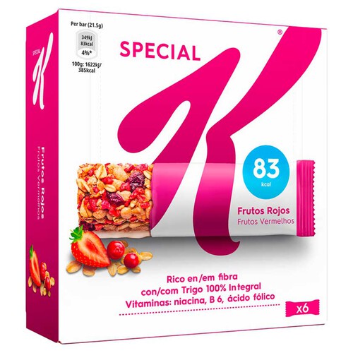 SPECIAL K Barretes de cereals i fruites vermelles