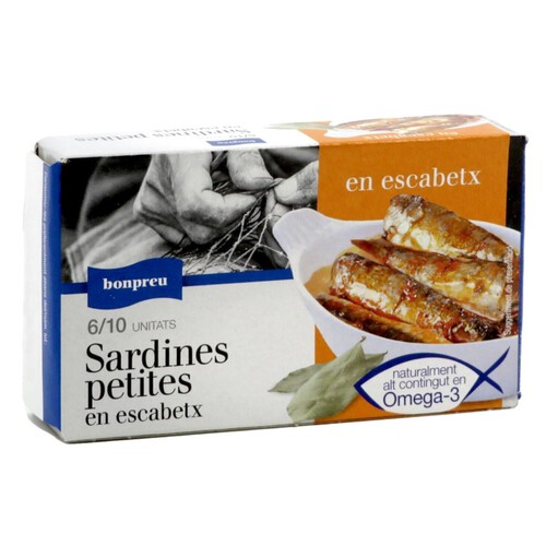 BONPREU Sardines petites en escabetx