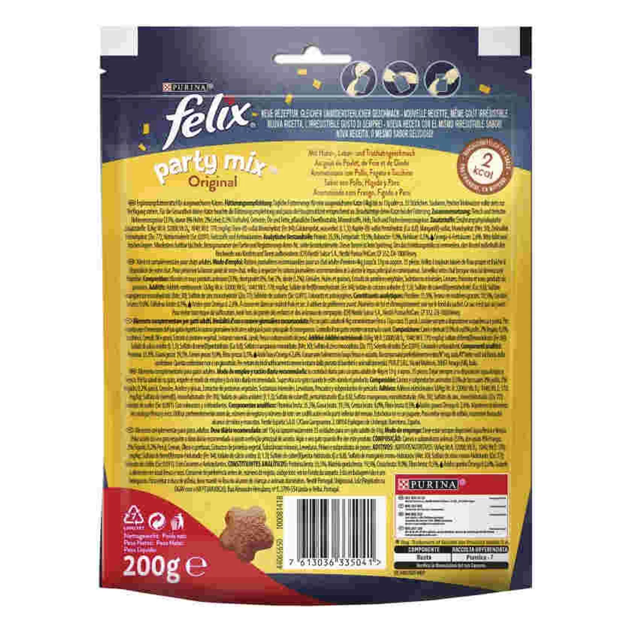 Snack sabor a carne para gato