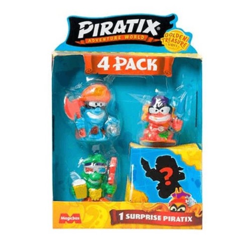 PIRATIX Pack 4 figures Golden Treasure