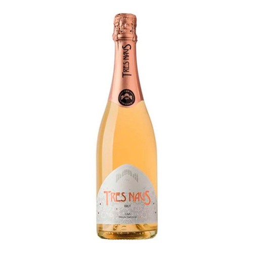 TRES NAUS Cava Brut rosat guarda