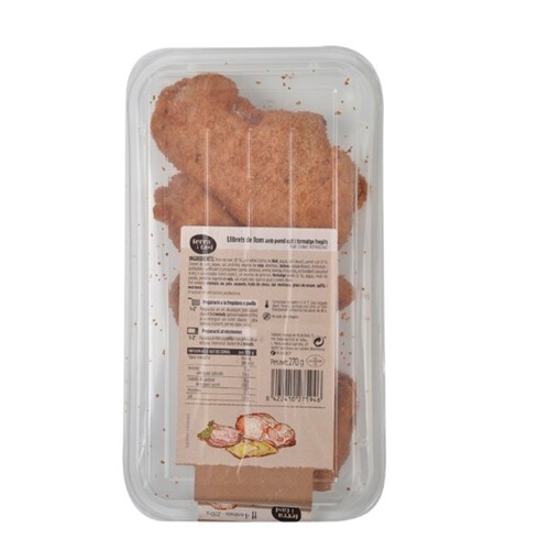 TERRA I TAST Llibrets de llom amb pernil i formatge
