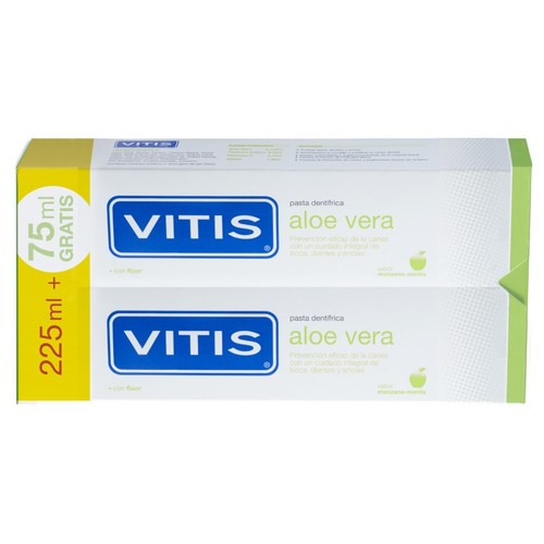 VITIS Crema dental aloe vera amb gust de poma