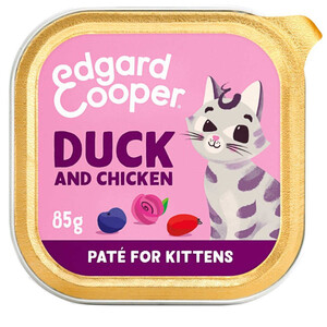 EDGARD & COOPER Comida húmeda de pato y pollo 0.085kg