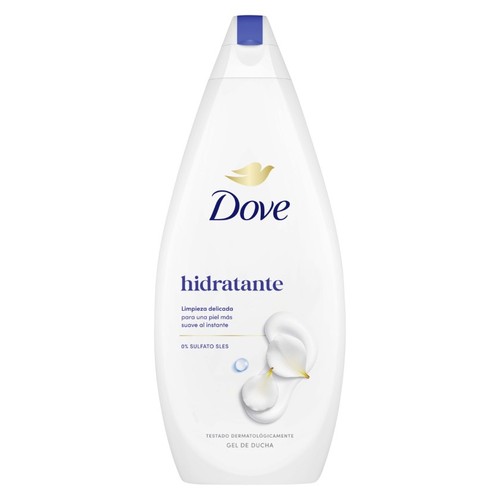 DOVE Gel de bany hidratant 0% sulfats