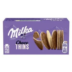 MILKA Galletas finas de chocolate con leche