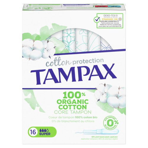 TAMPAX Tampons ecològics súper 100% orgànics