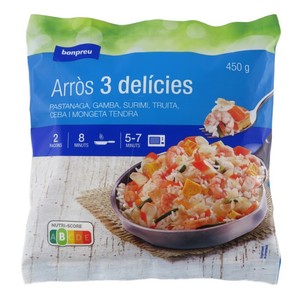 BONPREU Arroz 3 delicias
