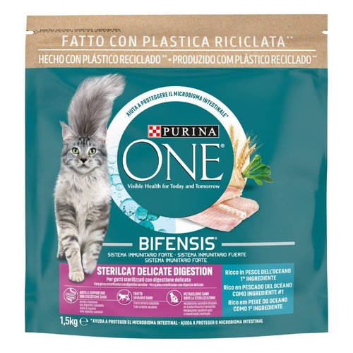 PURINA ONE Menjar de peix per a gat esterilitzat