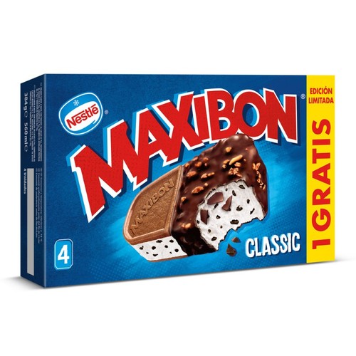 NESTLÉ MAXIBON Gelat de nata i xocolata