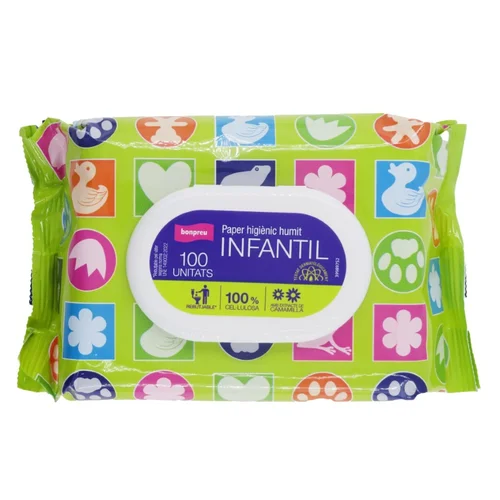 BONPREU Papel higiénico húmedo 15 unidades