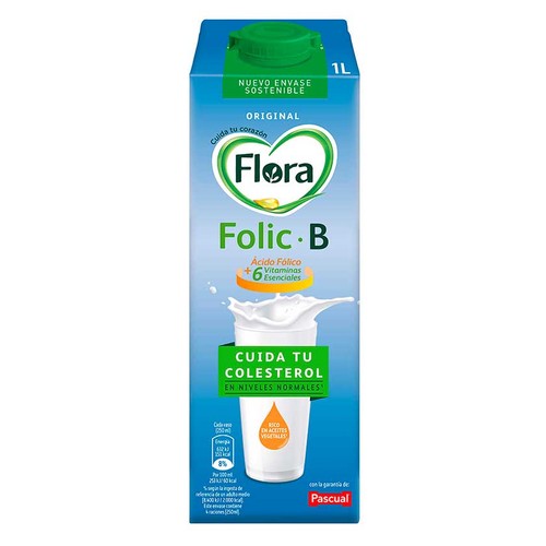 FLORA Beguda de llet Original Fòlic B en cartró