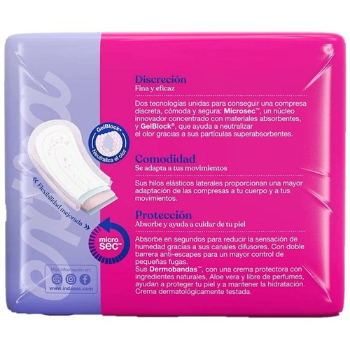 INDASEC Compresa extra per a incontinència