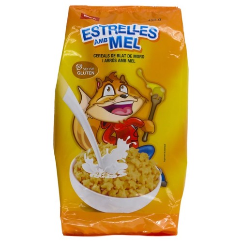 BON PREU Cereals d'estrelles amb mel sense gluten