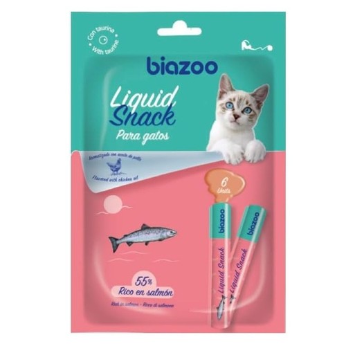BIOZOO Snack líquid de salmó per a gat