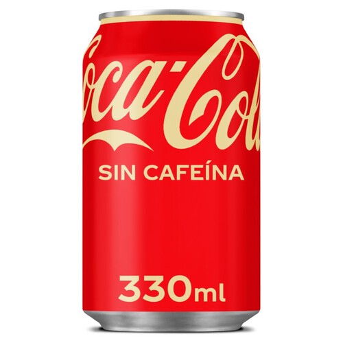 COCA-COLA Refresc de cola sense cafeïna en llauna