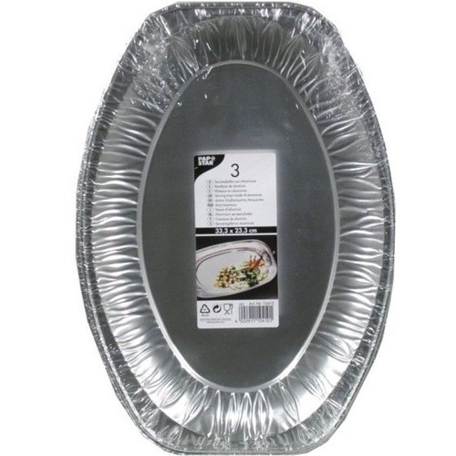 PAPSTAR Plat servei alumini 33,3cm