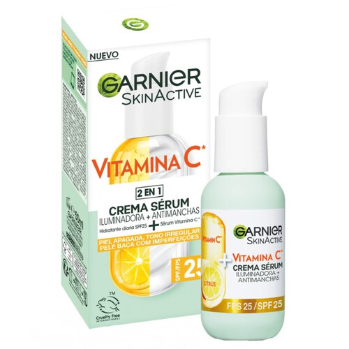 GARNIER Crema sèrum facial vitamina C