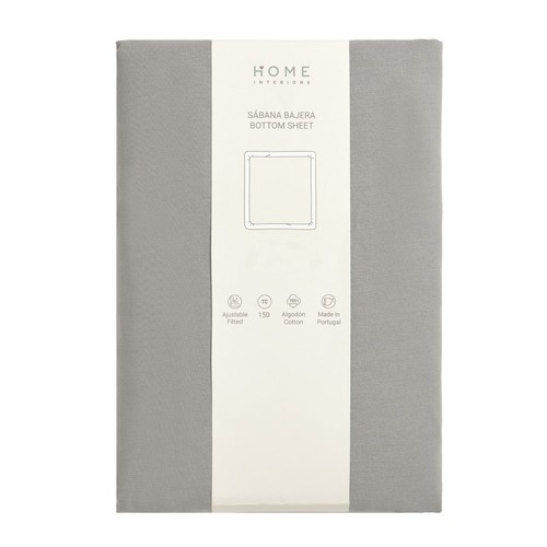 HOME INTERIORS Llençol de sota Gris de 90cm
