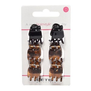 BETER Clip grapes negre/marró 6 ud