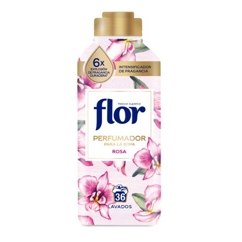 FLOR Perfumador líquid rosa de 36 dosis