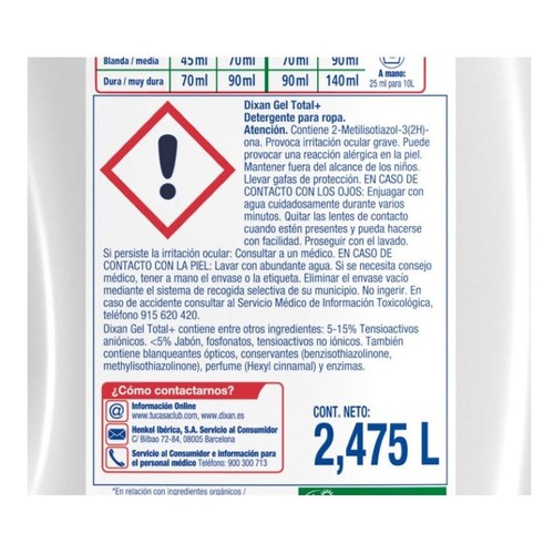 DIXAN Detergent líquid blau de 55 dosis