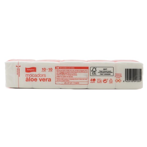 BONPREU Mocadors Àloe Vera