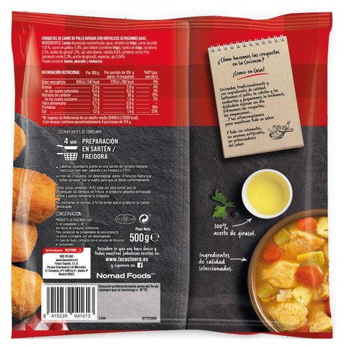 LA COCINERA Croquetes de pollastre