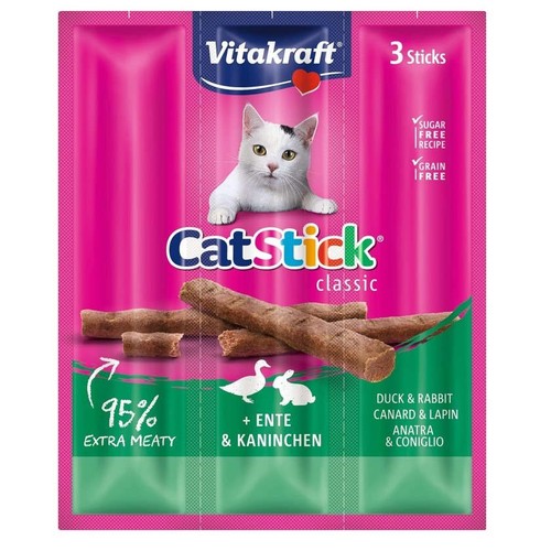 VITAKRAFT Snack amb ànec i conill per a gat