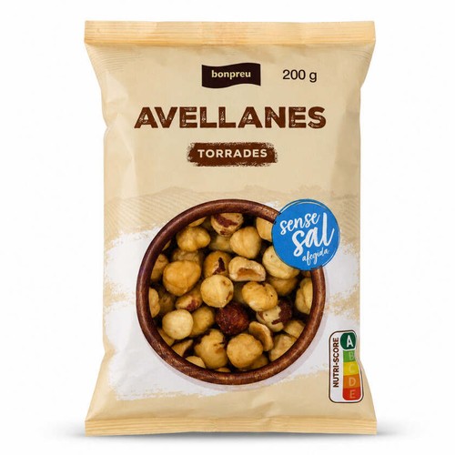 BONPREU Avellanes torrades sense sal
